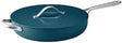 Member's Mark 5.5 Quart Jumbo Ceramic Nonstick Pan, Teal - Front