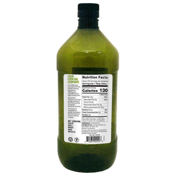 Chosen Foods, 100% Pure Avocado Oil, 2 L - ShopUSA - Kenya