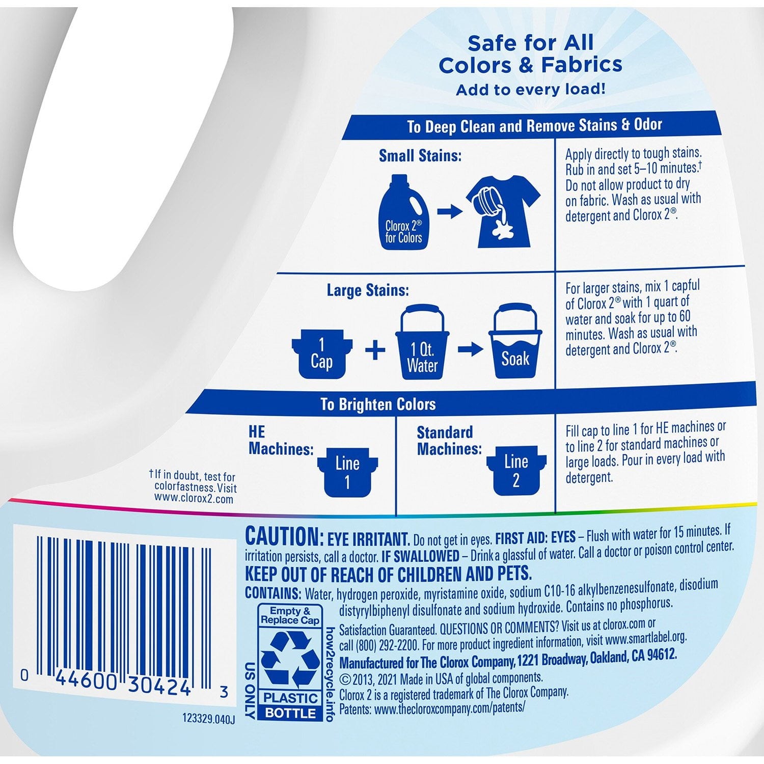 Clorox 2 for Colors Free & Clear Stain Remover