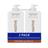 Coconut Body Wash in Kenya - Native Nourishing Coconut and Vanilla, 2 Pack