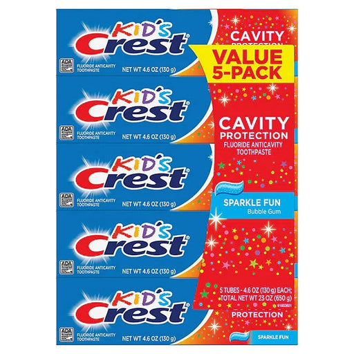 Crest Kid's Toothpaste, Sparkle Fun, (5pk) - ShopUSA - Kenya