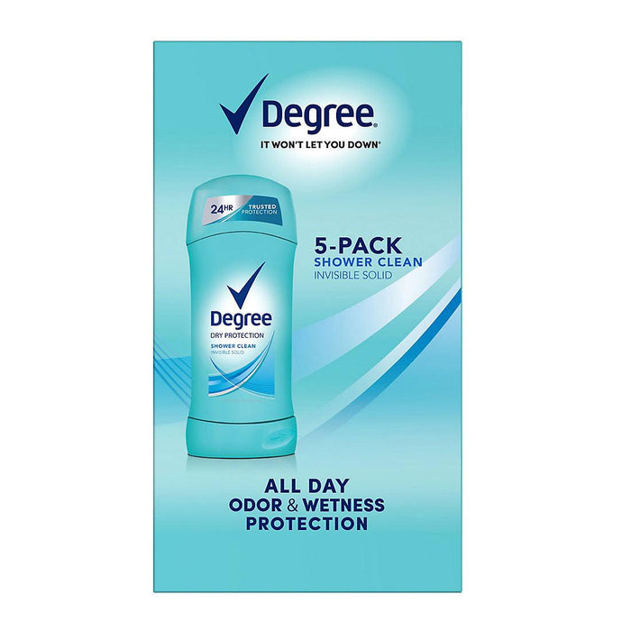 Degree Antiperspirant Deodorant, Shower Clean, 5 pk. - ShopUSA - Kenya