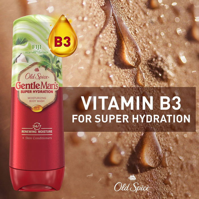 Old Spice Gentle Man's Super Hydration Body Wash, 2pk.
