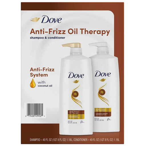 Dove Anti-Frizz Oil Therapy Shampoo & Conditioner - ShopUSA - Kenya