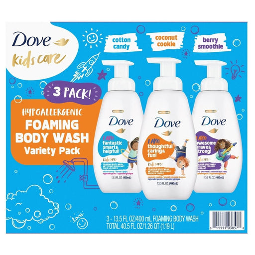 Dove Kids Care Foaming Body Wash, Variety Pack (13.5 fl. oz, 3 pk.) - ShopUSA - Kenya