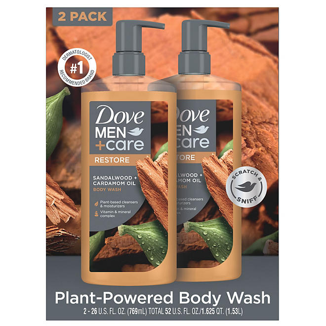 DOVE MEN  CARE Body Wash Sandalwood Cardamom Oil