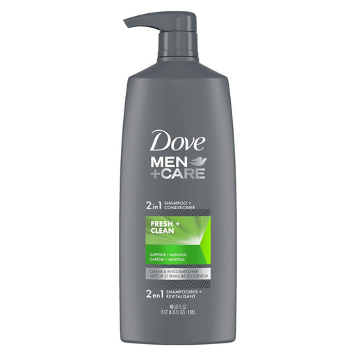 Dove Men+Care Fresh and Clean 2-in-1 Shampoo and Conditioner, 1.18 L - ShopUSA - Kenya