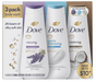 Dove Relax, Exfoliate & Restore Body Wash 3 PACK