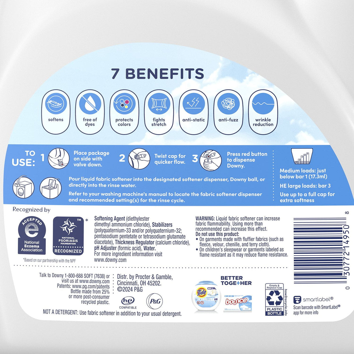 Downy Free and Gentle Fabric Softener in Kenya - Sensitive Skin