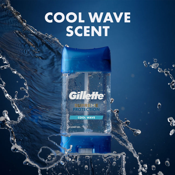 Gillette Cool Wave Clear Gel Men's Antiperspirant and Deodorant (5 pk.)