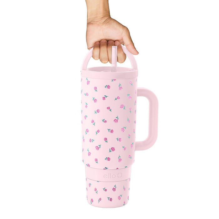 Ello Port Cup, Vacuum Insulated Stainless Steel , Travel Mug with Leak Proof Lid & Straw
