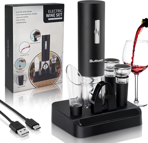 Electric Wine Opener Set Rechargeable, - ShopUSA - Kenya