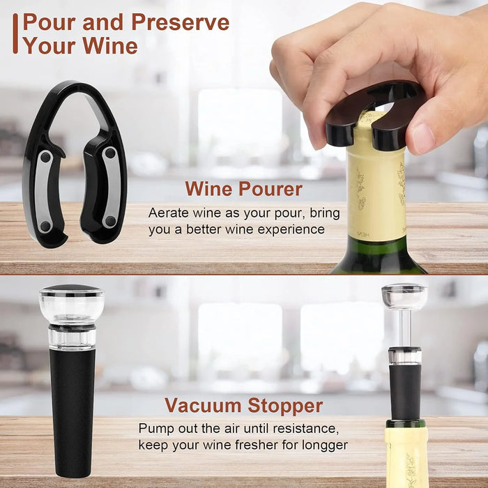 Electric Wine Opener Set Rechargeable, - ShopUSA - Kenya