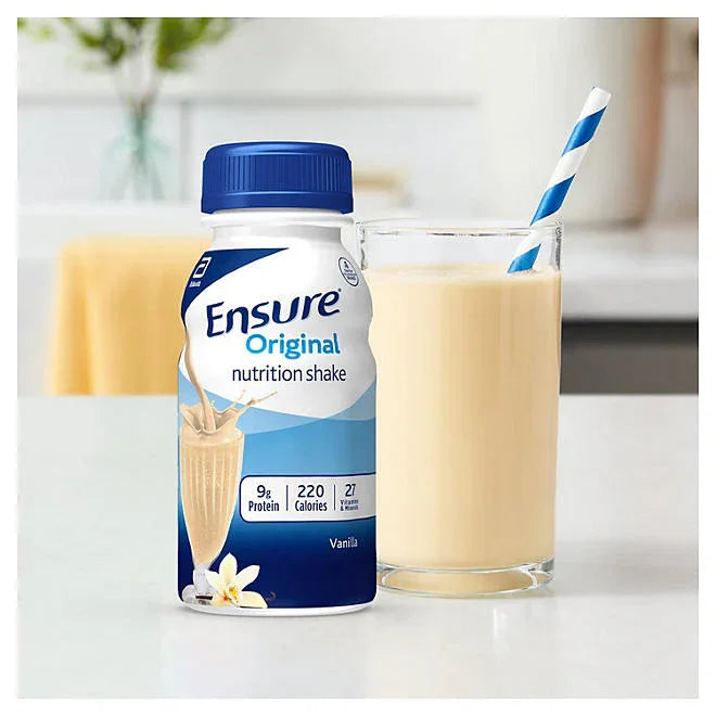 Vanilla Protein Shake - Ensure Original Nutrition, 24 Pack