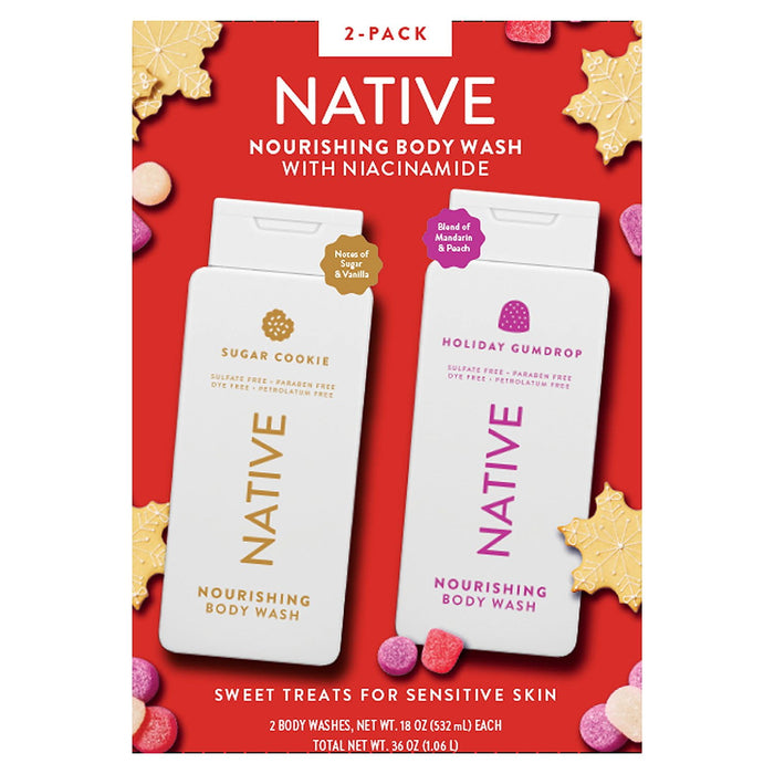 Native Nourishing Body Wash, Variety Pack