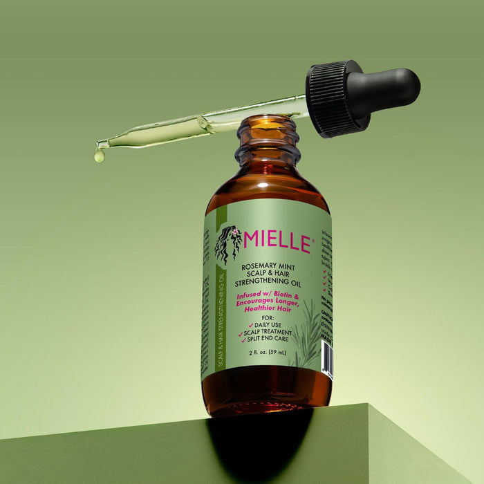 Mielle Rosemary Mint Scalp & Hair Strengthening Oil, 3 pk.