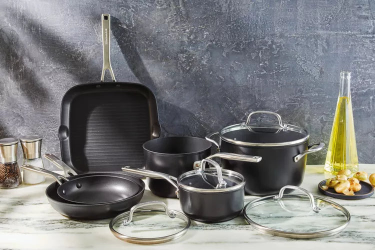 KitchenAid 10-piece Hard Anodized Ceramic Cookware Set (choose)
