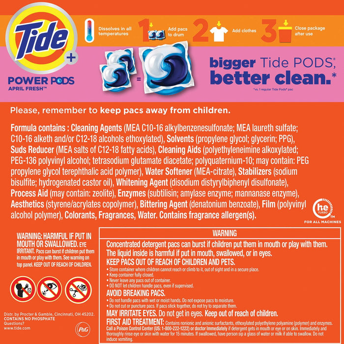 Tide PODS with Downy Soft Boosters, April Fresh Scent