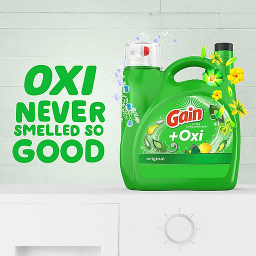 Gain + Oxi Liquid Laundry Detergent, - ShopUSA - Kenya