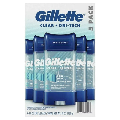 Gillette Cool Wave Clear Gel Men's Antiperspirant and Deodorant (5 pk.) - Shop USA - Kenya