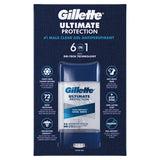 Gillette Ultimate Protection  2X Antiperspirant (Non-Irritant),  5-pack