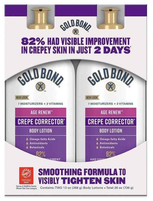 Gold Bond Age Renew Crepe Corrector Body Lotion, 384 mL - ShopUSA - Kenya