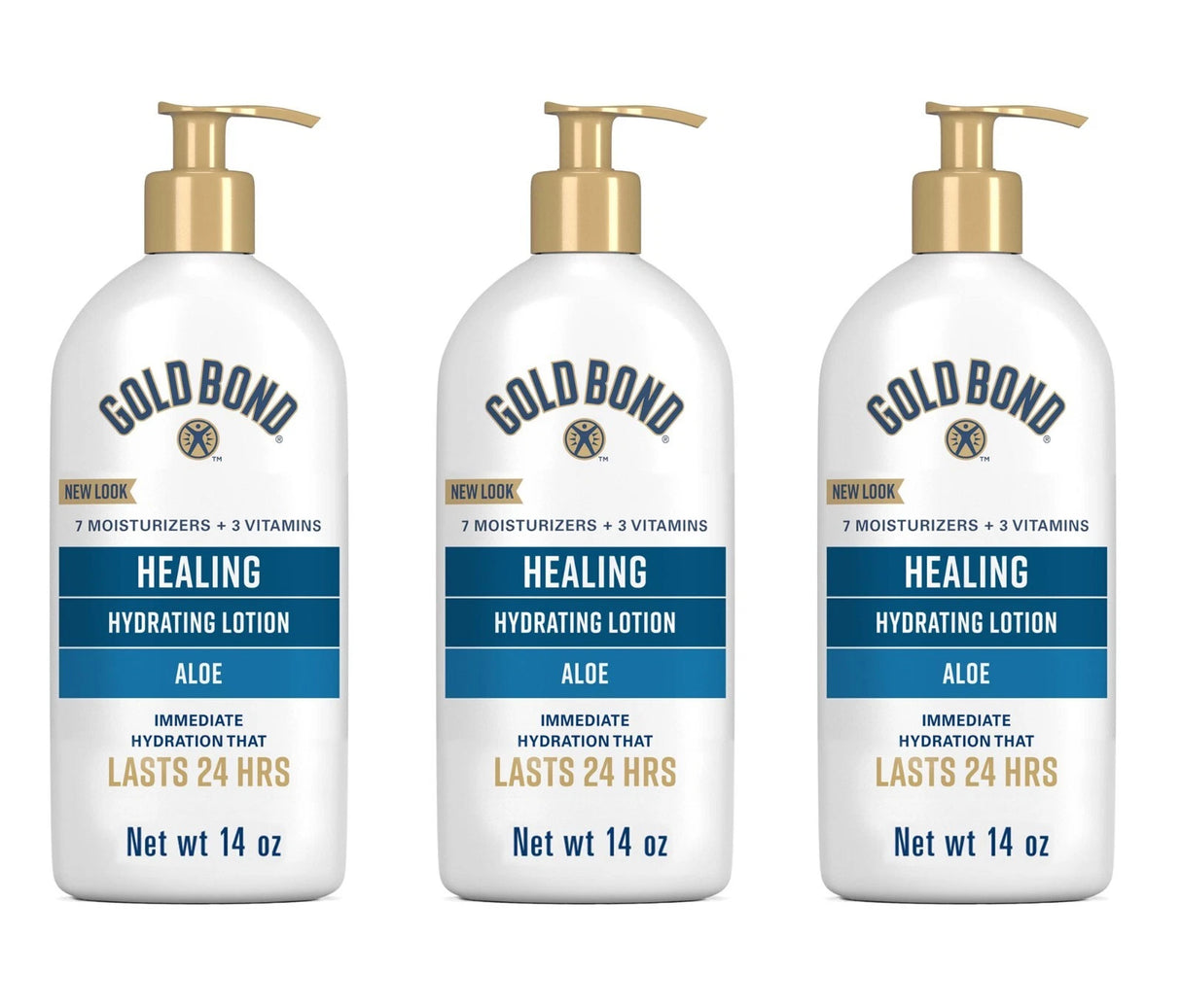 Gold Bond Healing Lotion with Aloe in Kenya - 3 Pack