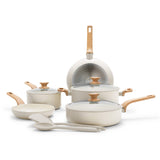 GreenPan Essence 10-Piece Ceramic Nonstick Cookware Set, Taupe - Detail 2