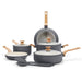 GreenPan Essence 10-Piece Ceramic Nonstick Cookware Set, Gray - Front