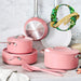 GreenPan Nova 10-Piece Cookware Set, Coral - Detail 2