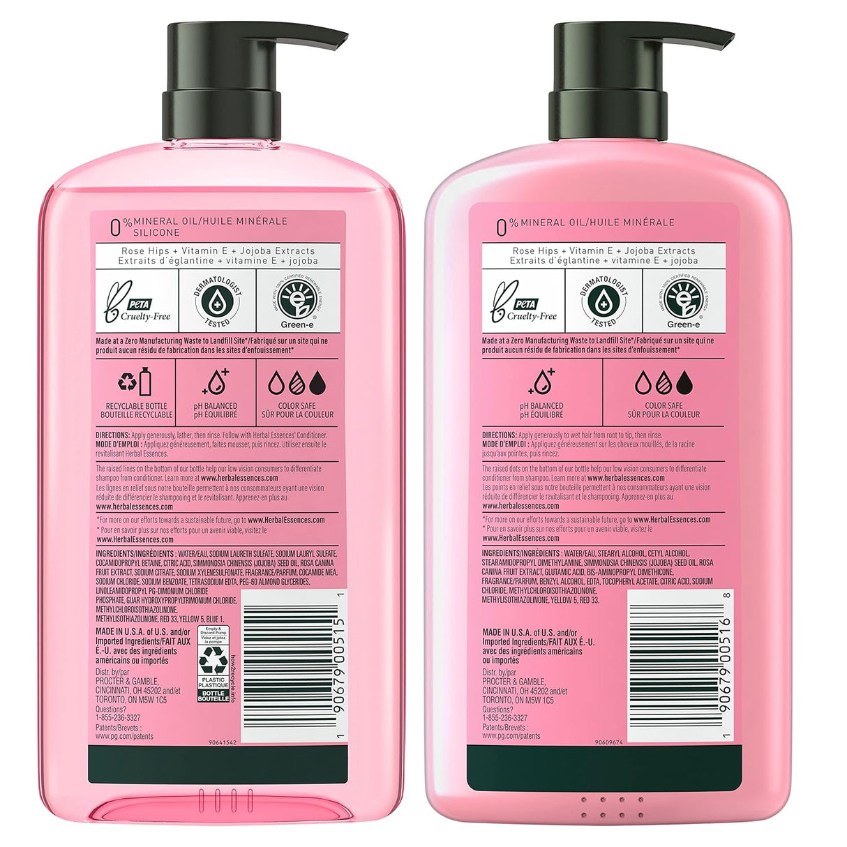 Herbal Essences Shampoo and Conditioner in Kenya - Rose Hips and Vitamin E