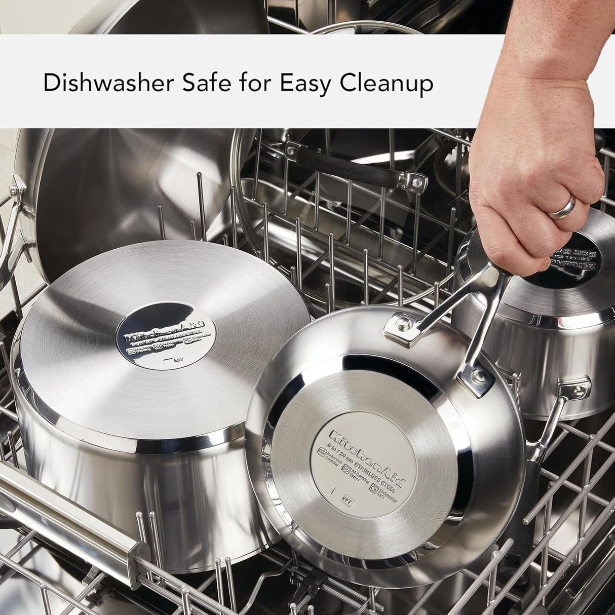 KitchenAid Stainless Steel Cookware Set in Kenya - 10 Piece