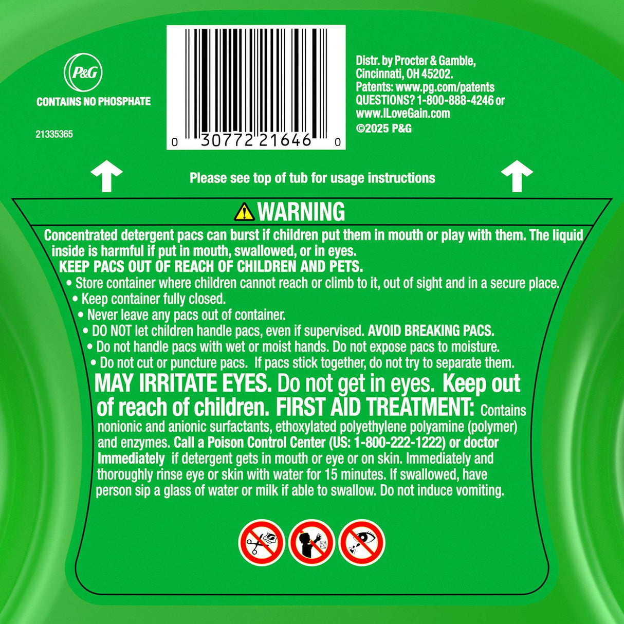 Laundry Detergent Pacs in Kenya - Gain Flings Tango Twist, 108 ct