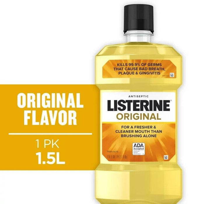 Listerine Original Antiseptic Mouthwash 1.5L (Pack of 2) - ShopUSA - Kenya