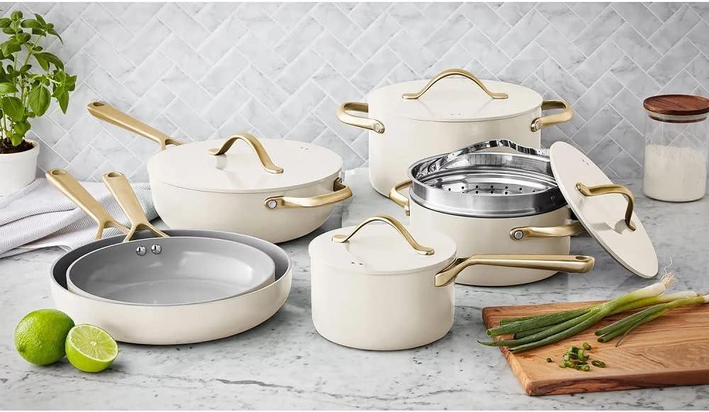 Member Mark 11 Piece Modern Ceramic Cookware Set (Assorted Colors) - ShopUSA - Kenya