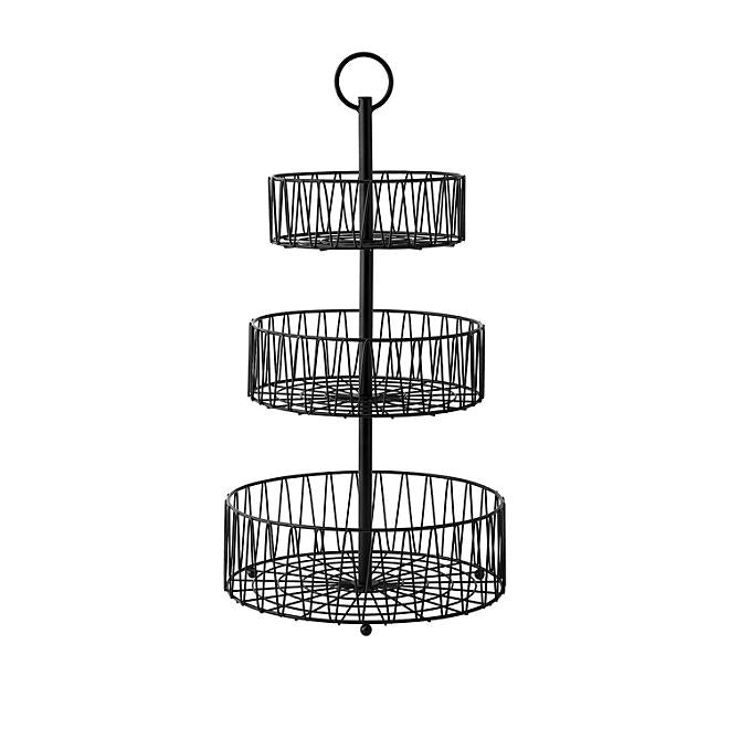 Member's Mark 3 Tiered Wrought Iron Round Basket - ShopUSA - Kenya