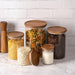 Member's Mark 5-Piece Glass Canisters, (Natural wood) (Wood+Marble) - ShopUSA - Kenya