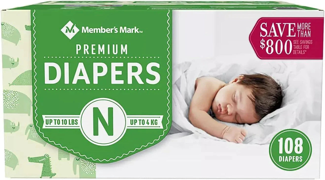 Newborn Baby Diapers - Member's Mark Premium