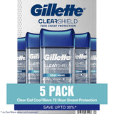 Men's Antiperspirant Deodorant in Kenya - Gillette Cool Wave Clear Gel, 5-Pack