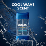 Men's Antiperspirant Deodorant in Kenya - Gillette Cool Wave Clear Gel, 5-Pack