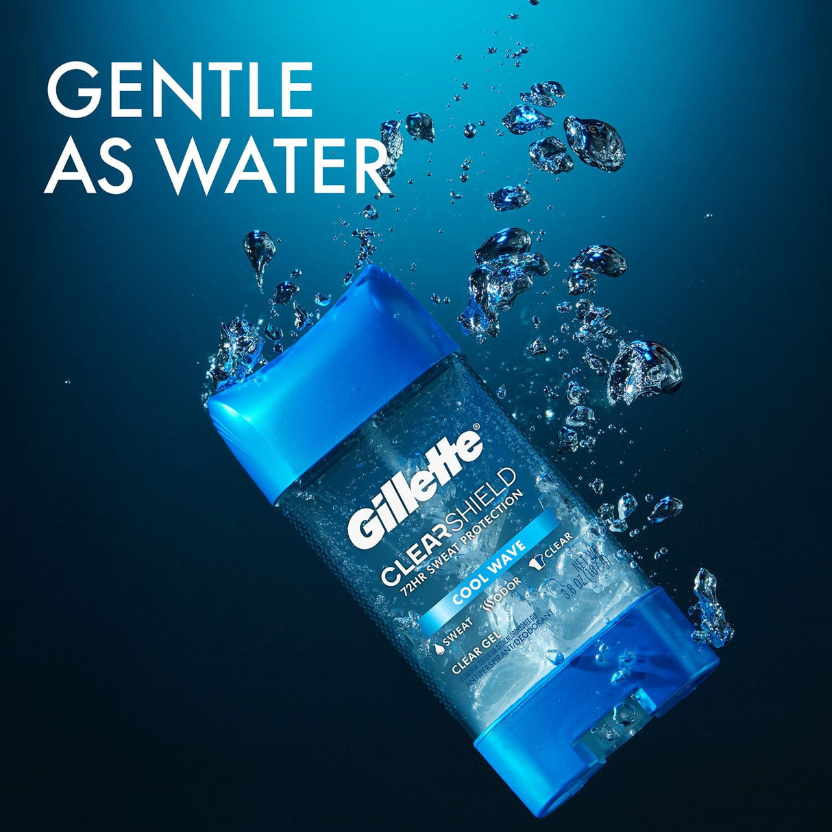 Men's Antiperspirant Deodorant in Kenya - Gillette Cool Wave Clear Gel, 5-Pack