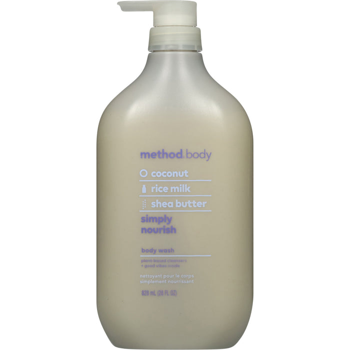 method body wash simply nourish 28oz