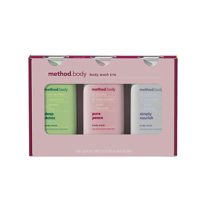 Method Experiential Body Wash Variety Pack, 3 ct. 532 mL - ShopUSA - Kenya