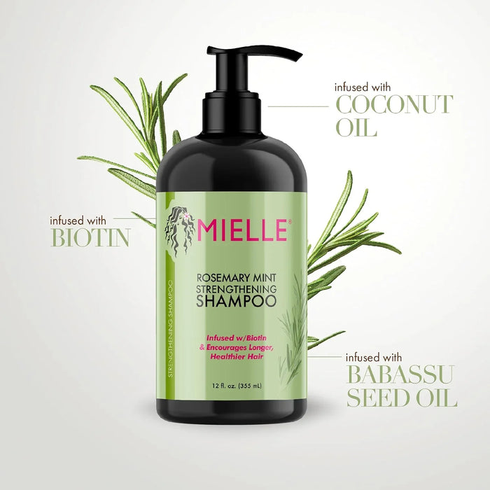 Mielle Rosemary Mint Strengthening Shampoo + Biotin - ShopUSA - Kenya
