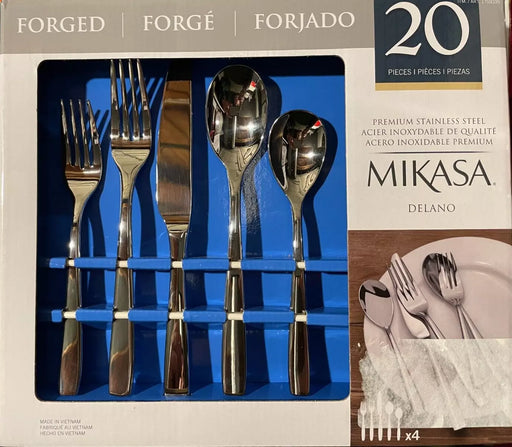 Mikasa Delano 20-Piece Stainless Steel Flatware Set - ShopUSA - Kenya