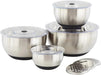 MIU Stainless Steel Mixing Bowls with Graters, - ShopUSA - Kenya