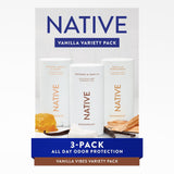 Native Aluminum Free Deodorant, 3 Pack (Choose Scent)