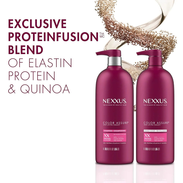 Nexxus Color Assure Shampoo and Conditioner Color Treated Hair, - ShopUSA - Kenya