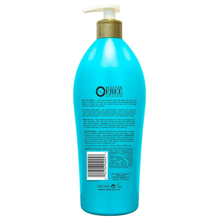 OGX Renewing Moroccan Argan Oil Shampoo Pump Bottle Salon Size (25.4 Oz) - ShopUSA - Kenya