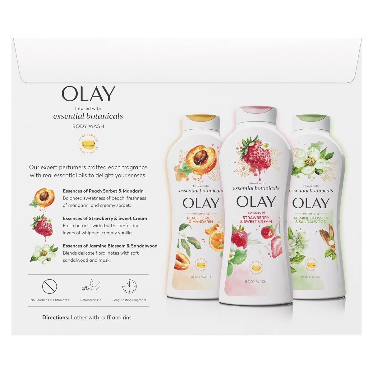 Olay Essentials Botanicals Body Wash